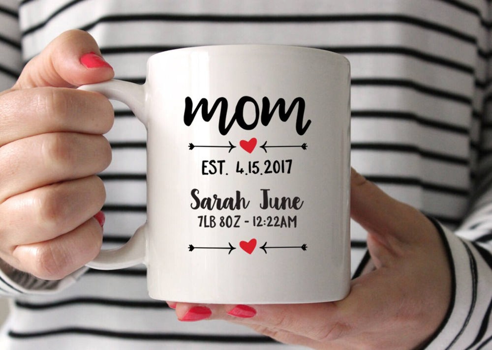 New Mom Mug New Mom Gift Coffee Mug Personalized 1141a