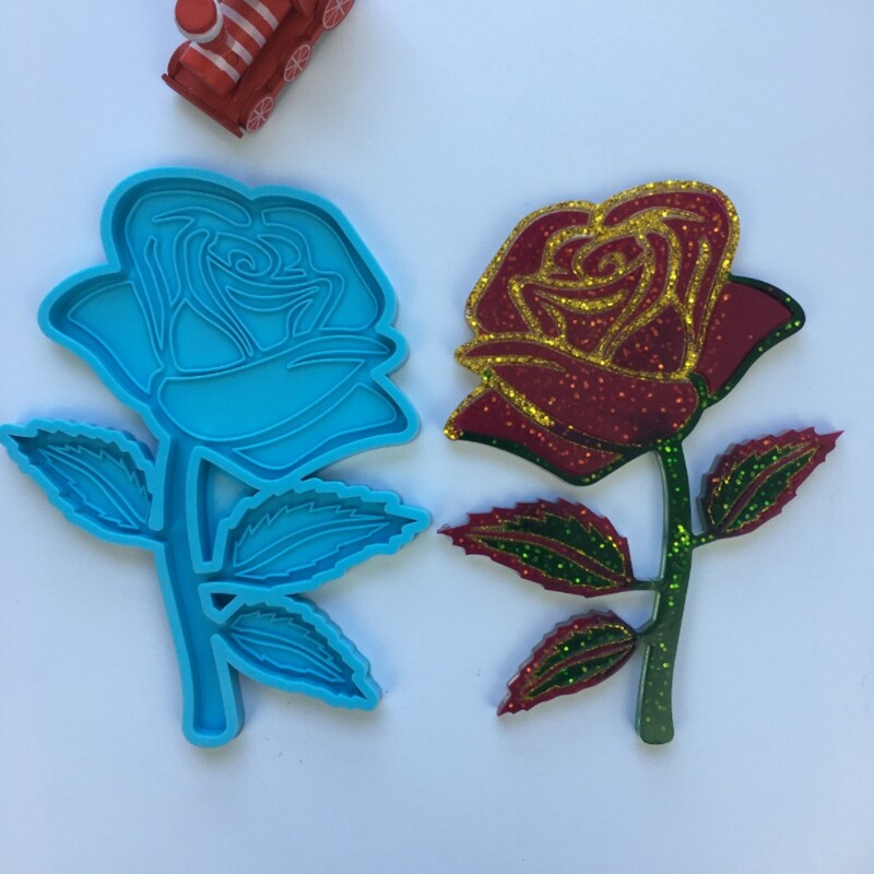Epoxy Resin Rose Flower Silicone Mold for DIY Craft Decor