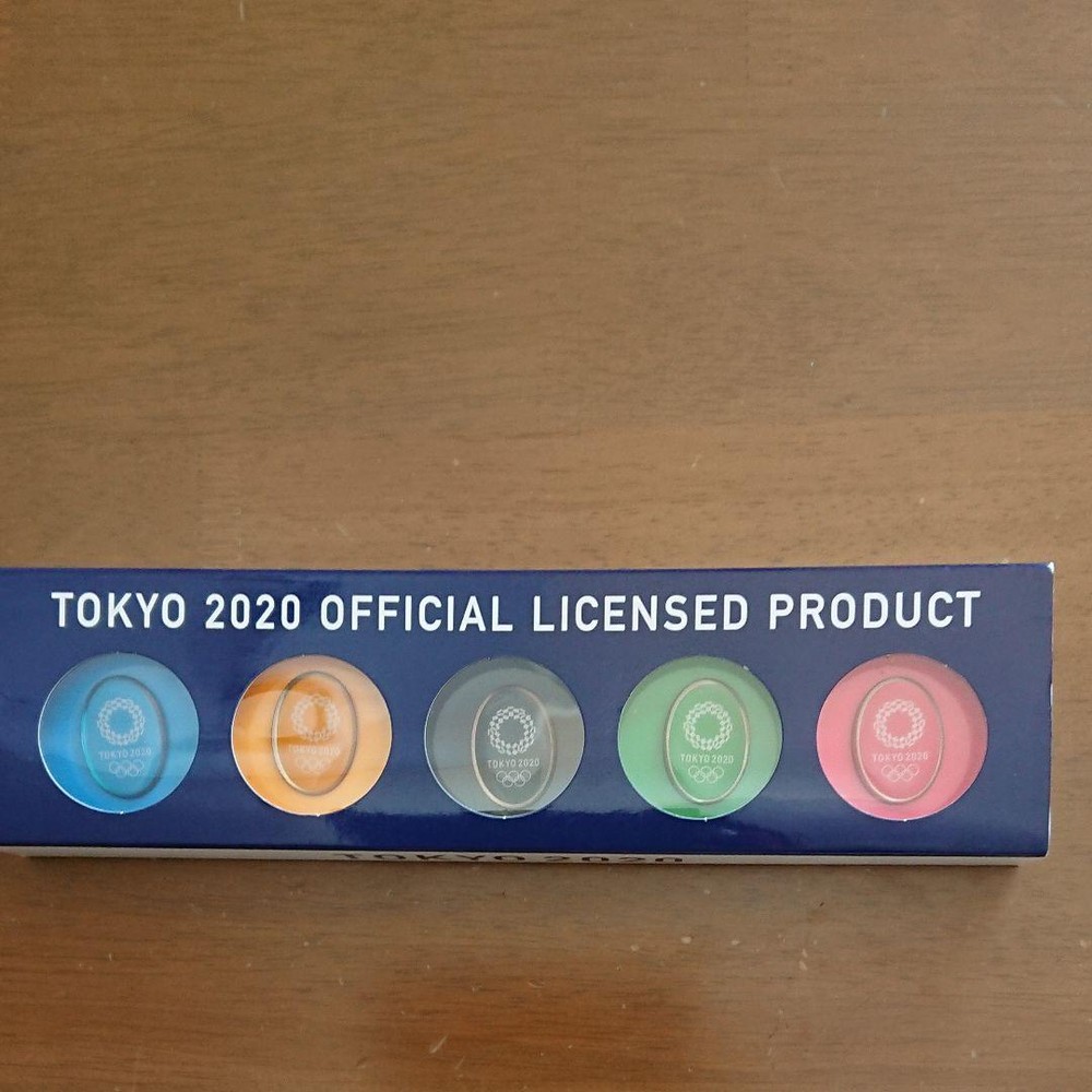 Pin Badge Set Tokyo 2020 Olympic Emblem - Oval White Em
