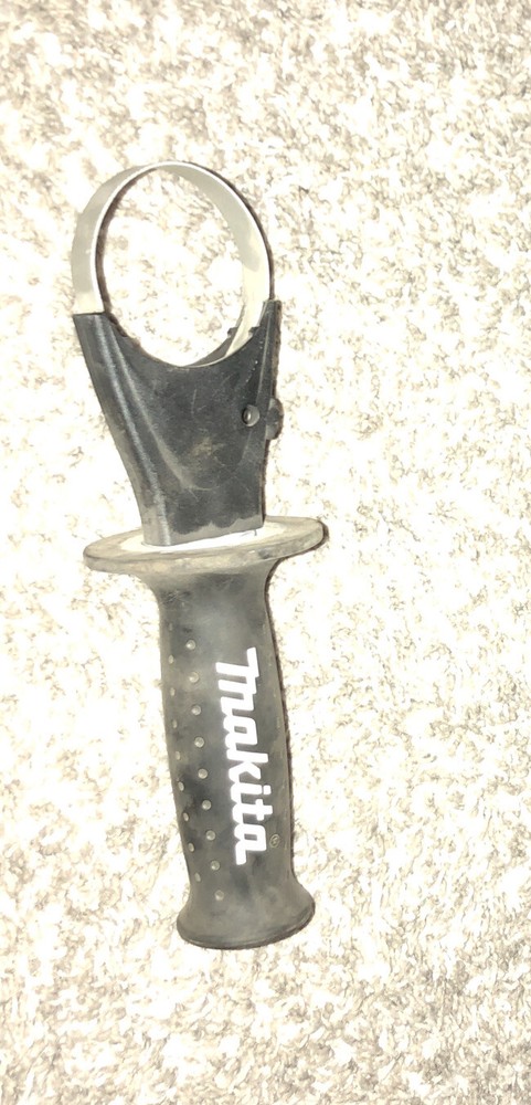 Makita Grip Handle Grinder Tool Construction Screw In Black Cutting Used Black