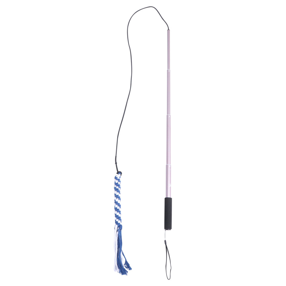 Extendable Flirt Pole for Dogs with Plush Puzzle Toy Attachment