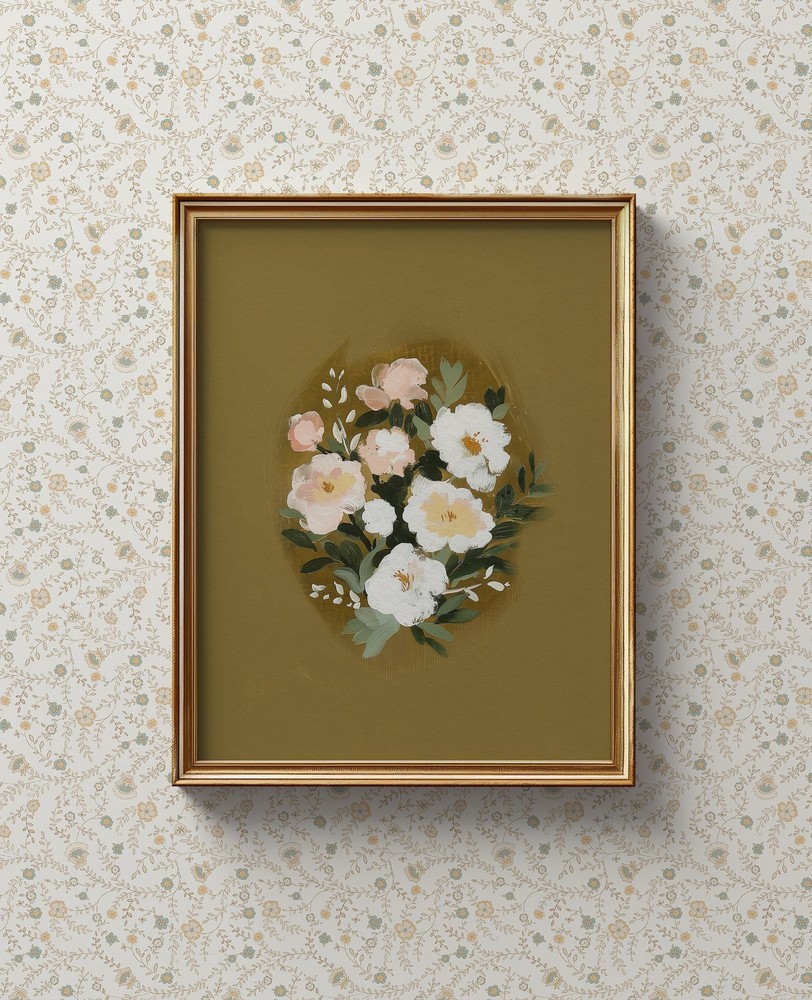 Cottage Core Decor Botanical Wall Art Sage Green Wall Art Victorian Decor