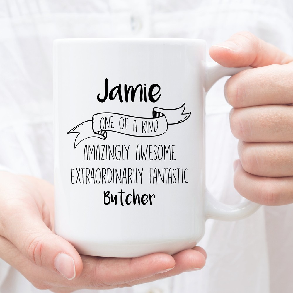 Personalized Coffee Mug For Butcher Custom Gifts For Butcher Perfect Christmas