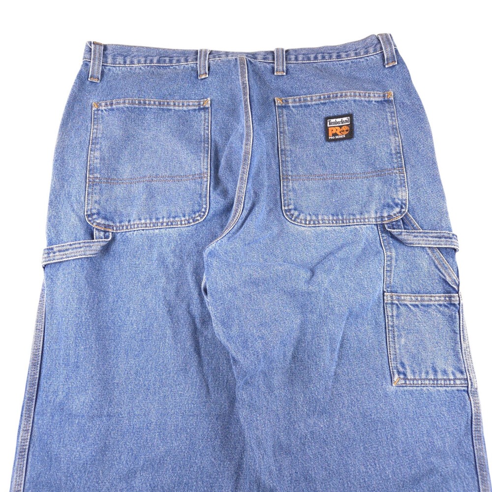 Vtg Y2k Timberland Pro Baggy Loose Carpenter Jeans Work Skate Size 40x30
