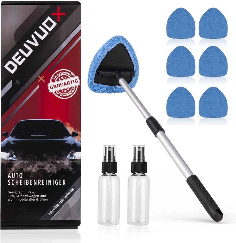 Upgraded Windshield Cleaning Tool, Expandable Car Window Cleaner Inside with ...