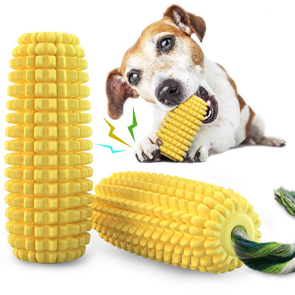 Dog Chew Toys for Aggressive Chewers, Indestructible Tough Durable Squeaky In...