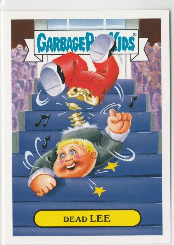 Dead Lee #2b Garbage Pail Kids GPK 2016 Prime Slime Trashy TV Trading Card