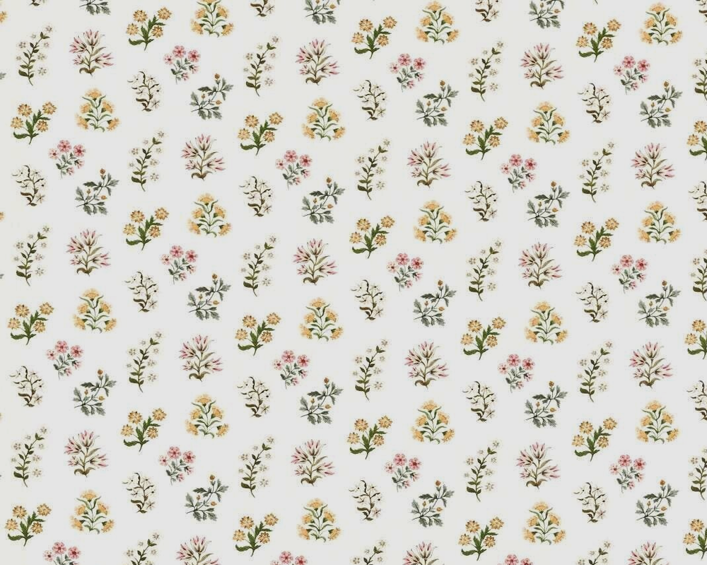 CLARKE & CLARKE Leiden 3m Blush Ochre Cotton Blend Curtain Fabric