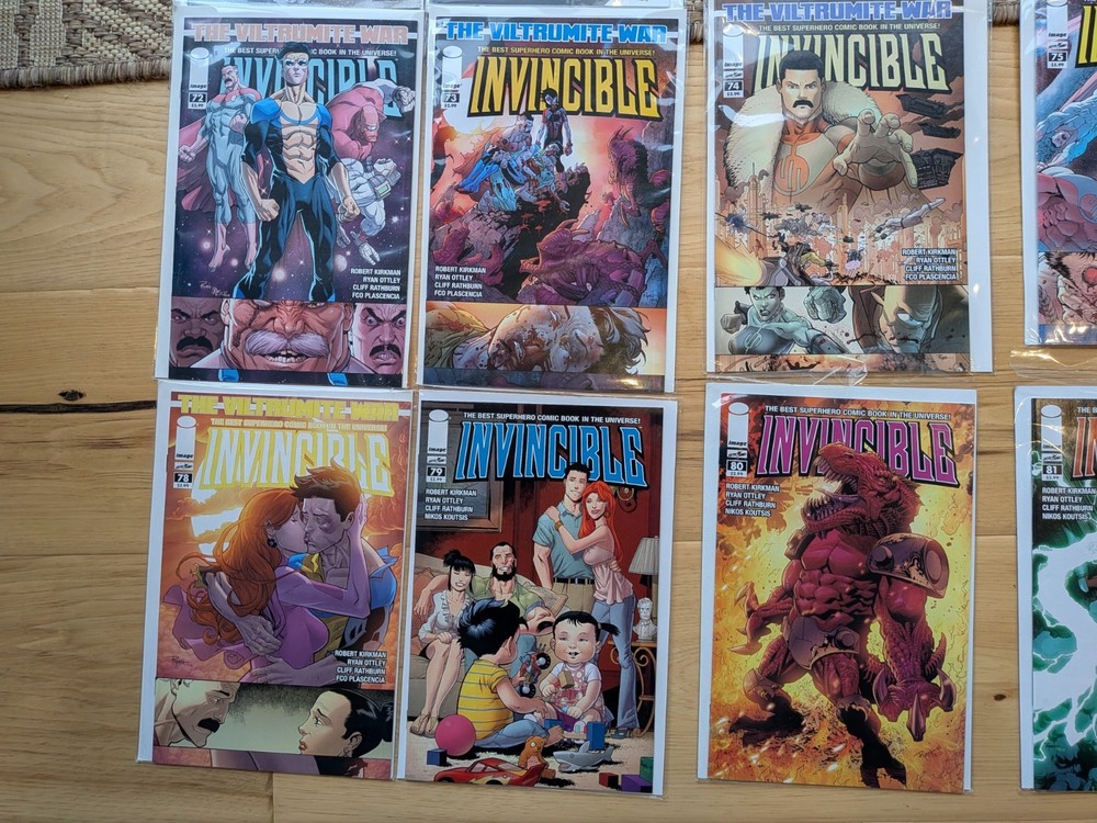 invincible comic Lot Issues 63-82