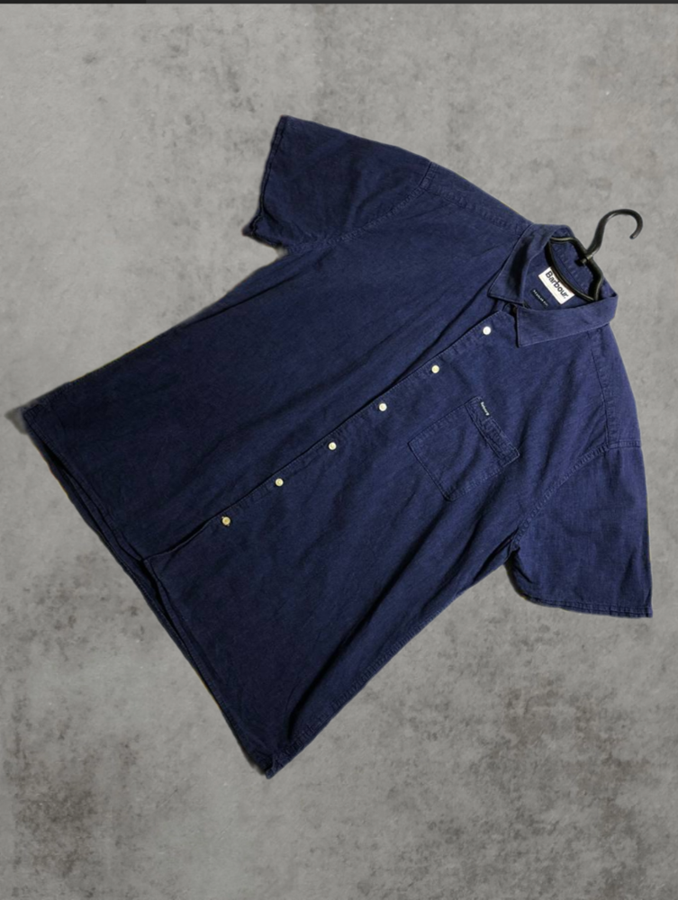 Barbour Shirt Button Up Short Sleeve