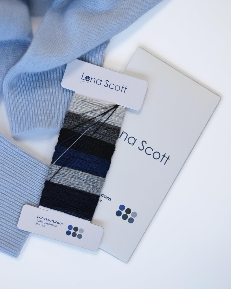 Cashmere Darning Yarn Thread Kit 30m 6 Mixed Colors for Repair Sewing NEW