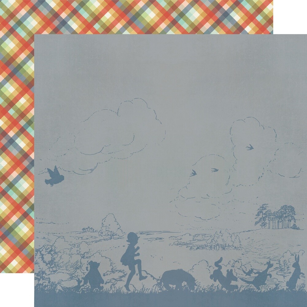 Say Cheese Classic Pooh Double-Sided Cardstock 12