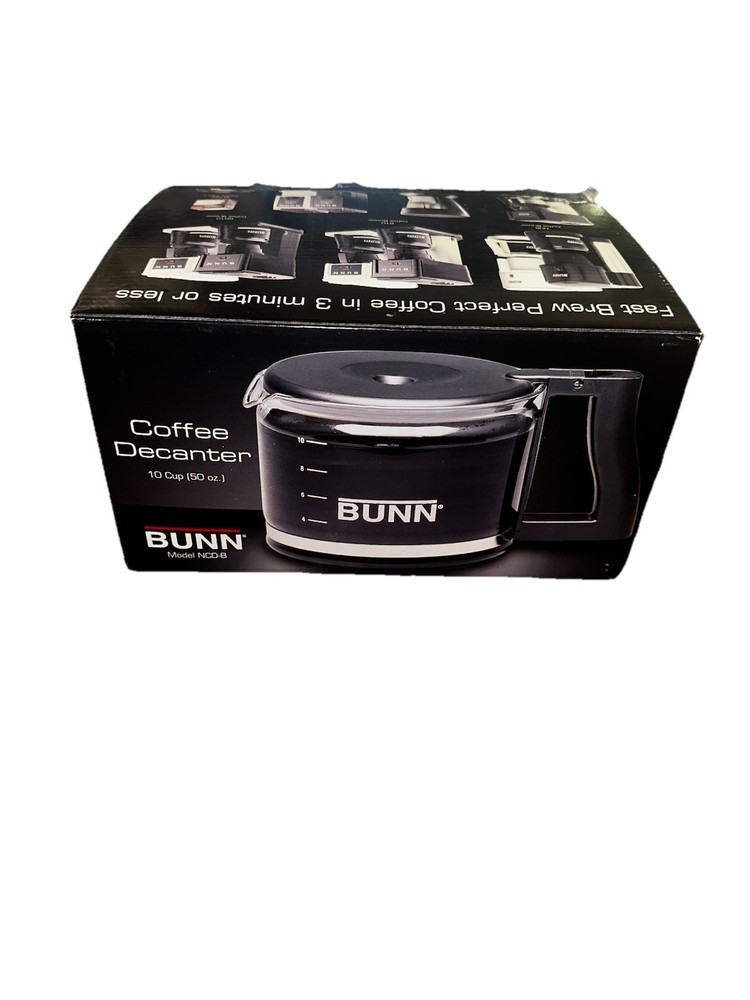 BUNN NCD-B 10-Cup Coffee Decanter Carafe - Black - Replacement