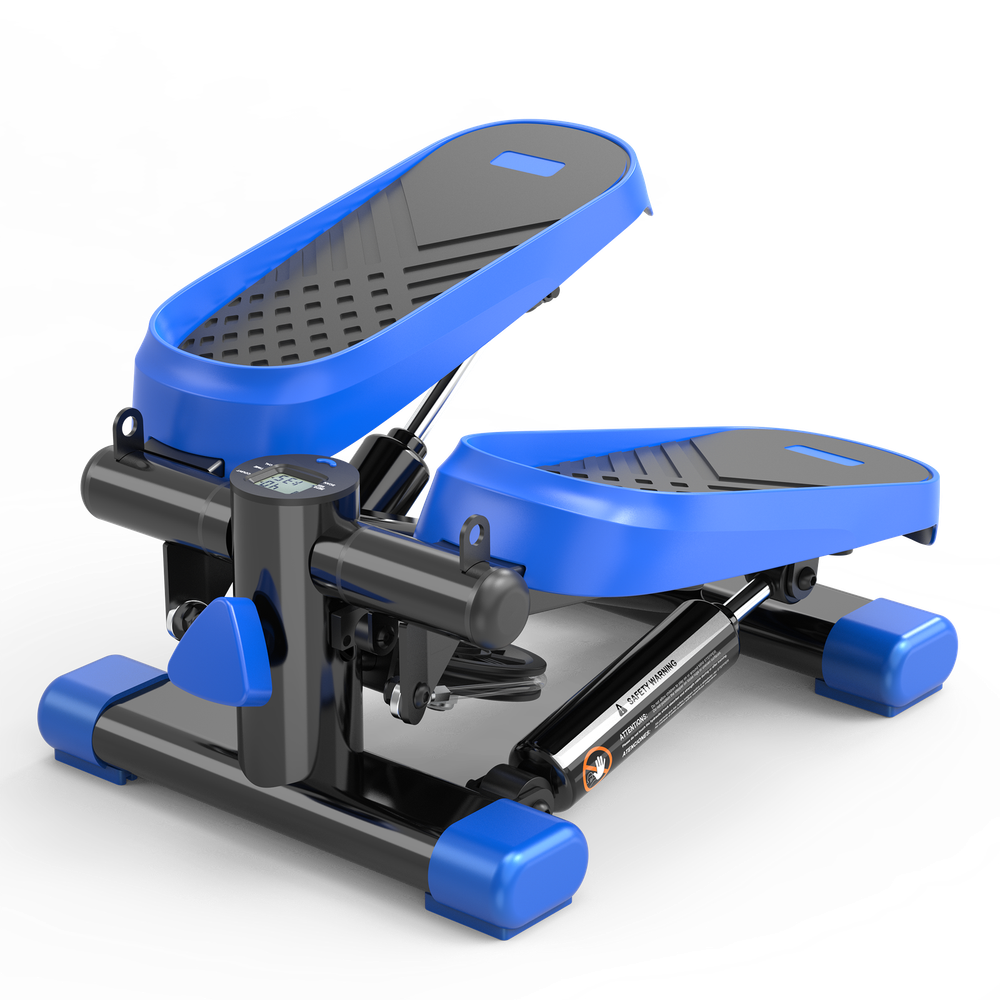 Home Office Mini Stepper with 330LBS Capacity Resistance Bands LCD Monitor