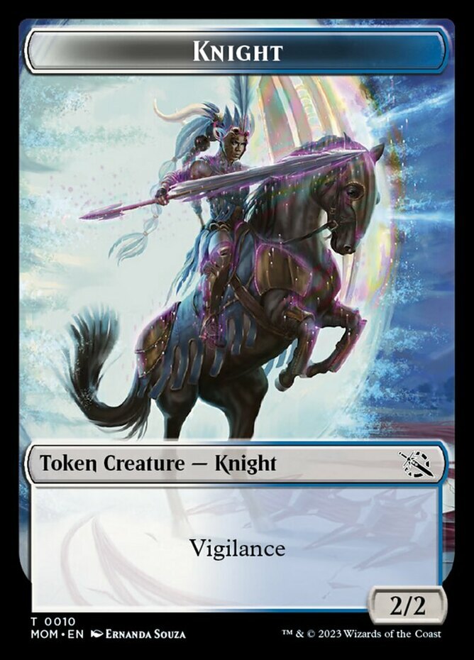 MTG March of the Machine Knight Token NM-Mint English