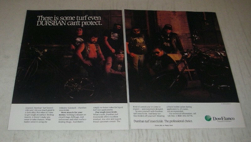 1991 Dow Elanco Dursban Turf Insecticide Ad - turf even Dursban Can't Protect