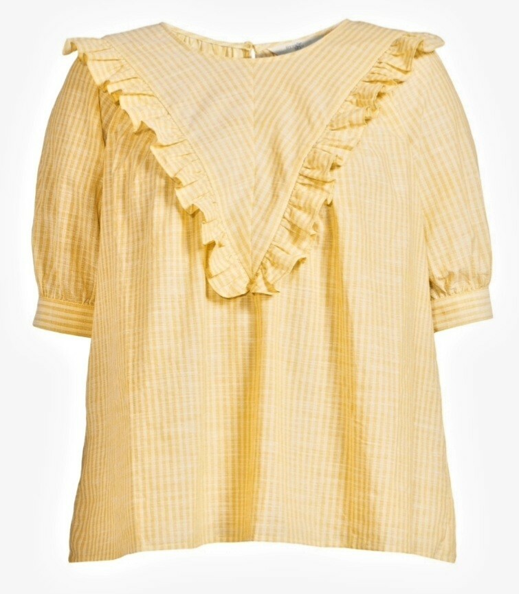 New Terra & Sky Womens Short Sleeve Ruffle Woven Blouse 2X(20-22W)