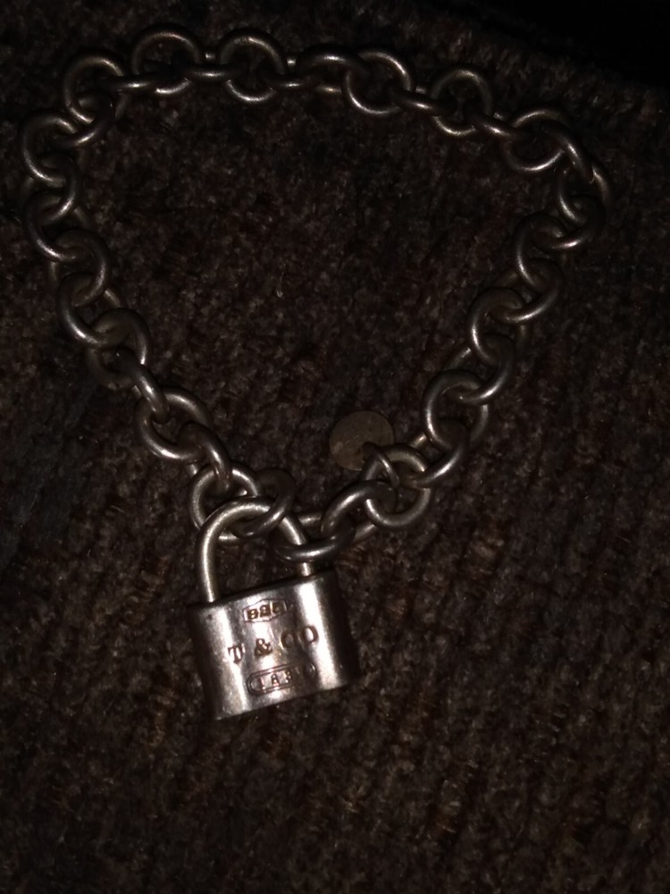 Tiffany & Co. 1837 Padlock Lock Bracelet Sterling Silver 925 FedEx DHL No Box