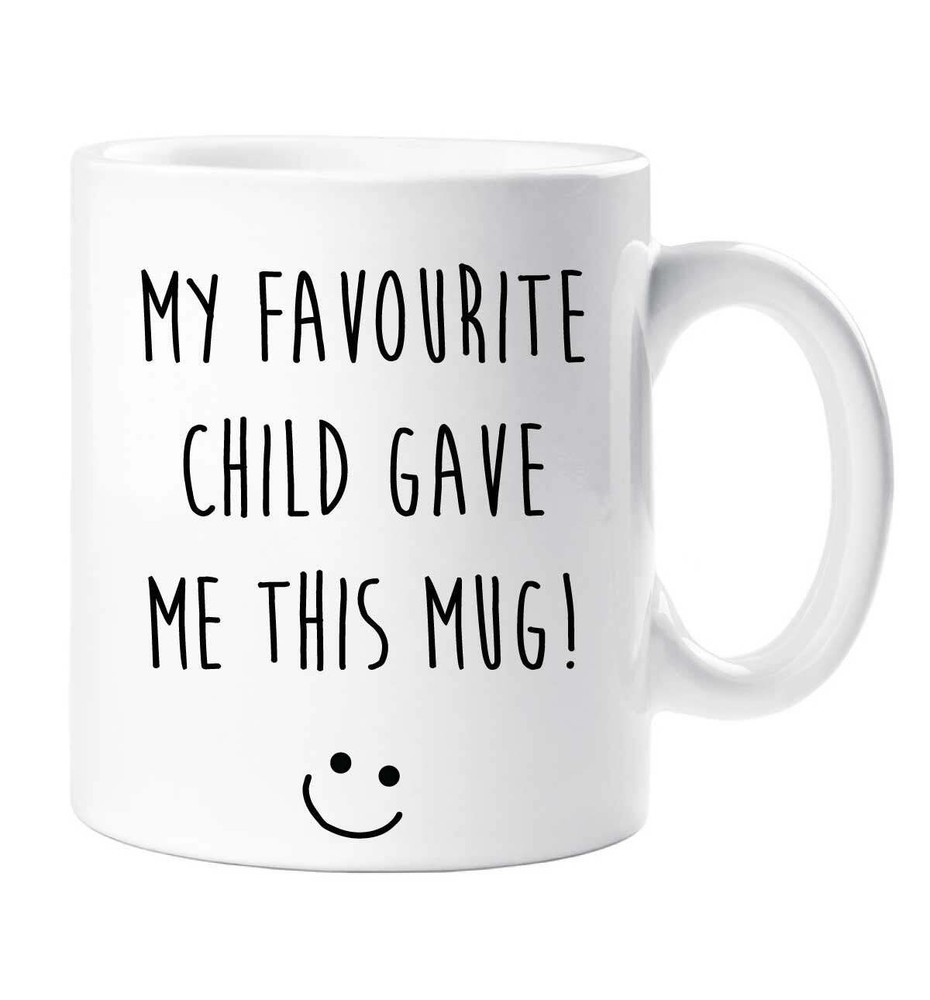 Favorite Child Gift Mug Novelty Ceramic Funny Coffee Cup  