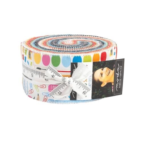 Back To School Jelly Roll® 20890JR Moda Precuts    Pre cut strips quilt fabric-image