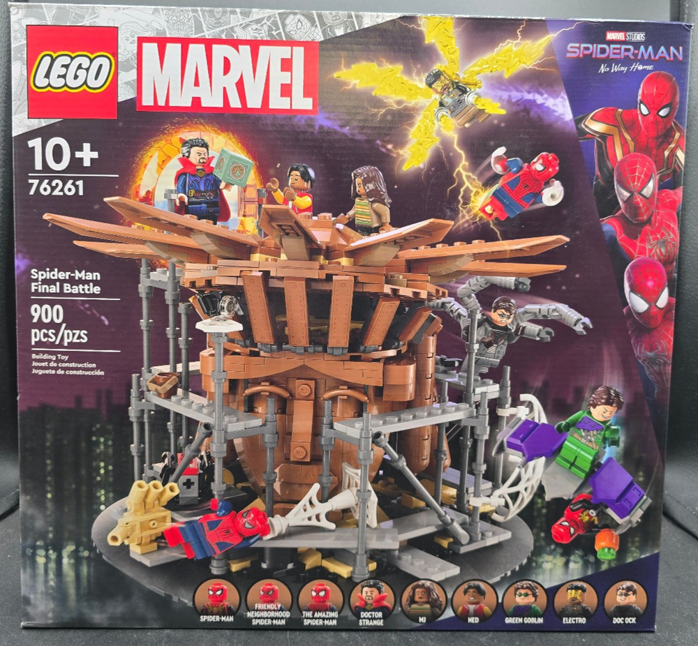 New/Sealed Lego Marvel 76261 Spider-Man Final Battle 900pcs Retiring soon
