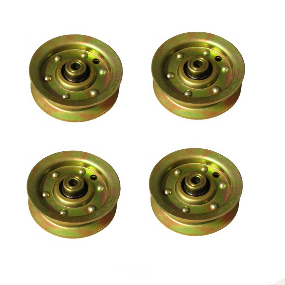 104360X Qty 4: Flat Idler Pulleys Fits Murray M 14542 A M 14542 B MBA 16107 A