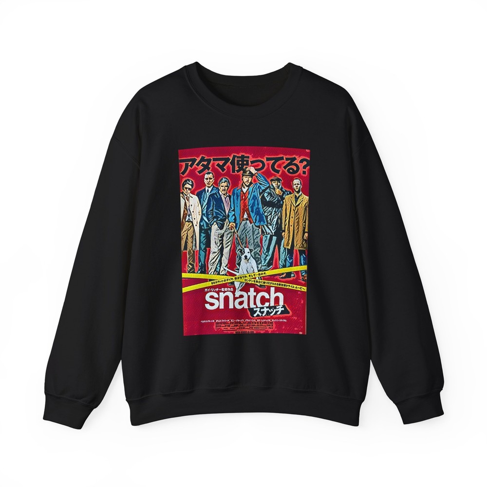 Snatch Movie Graphic Print Art LS Unisex Heavy Blend™ Crewneck Sweatshirt NEW