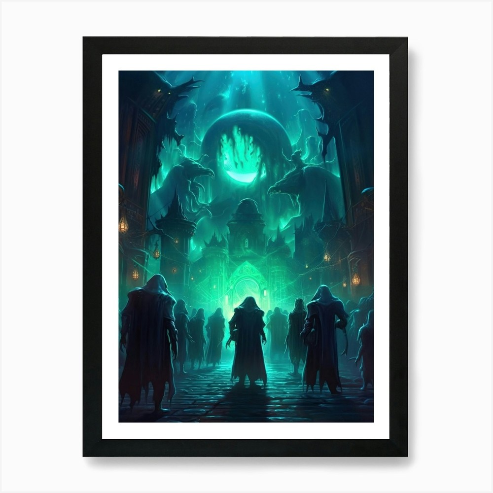 World Of Warcraft 1 Art Print Framed Wall Art Poster Canvas Print Picture