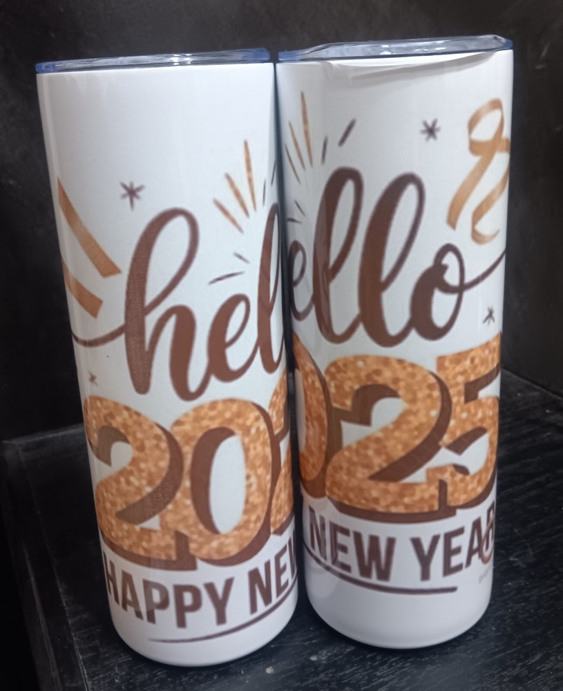 2025 New Year 20oz Insulated Tumbler Cup  -image