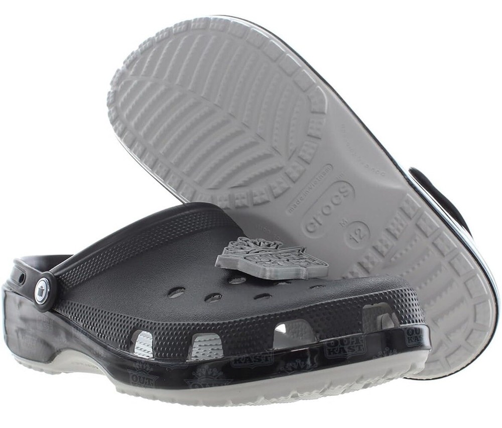 Crocs OUTKAST Classic Clog Black/Silver 208870-067 M9/W11 (New In Original Bag)
