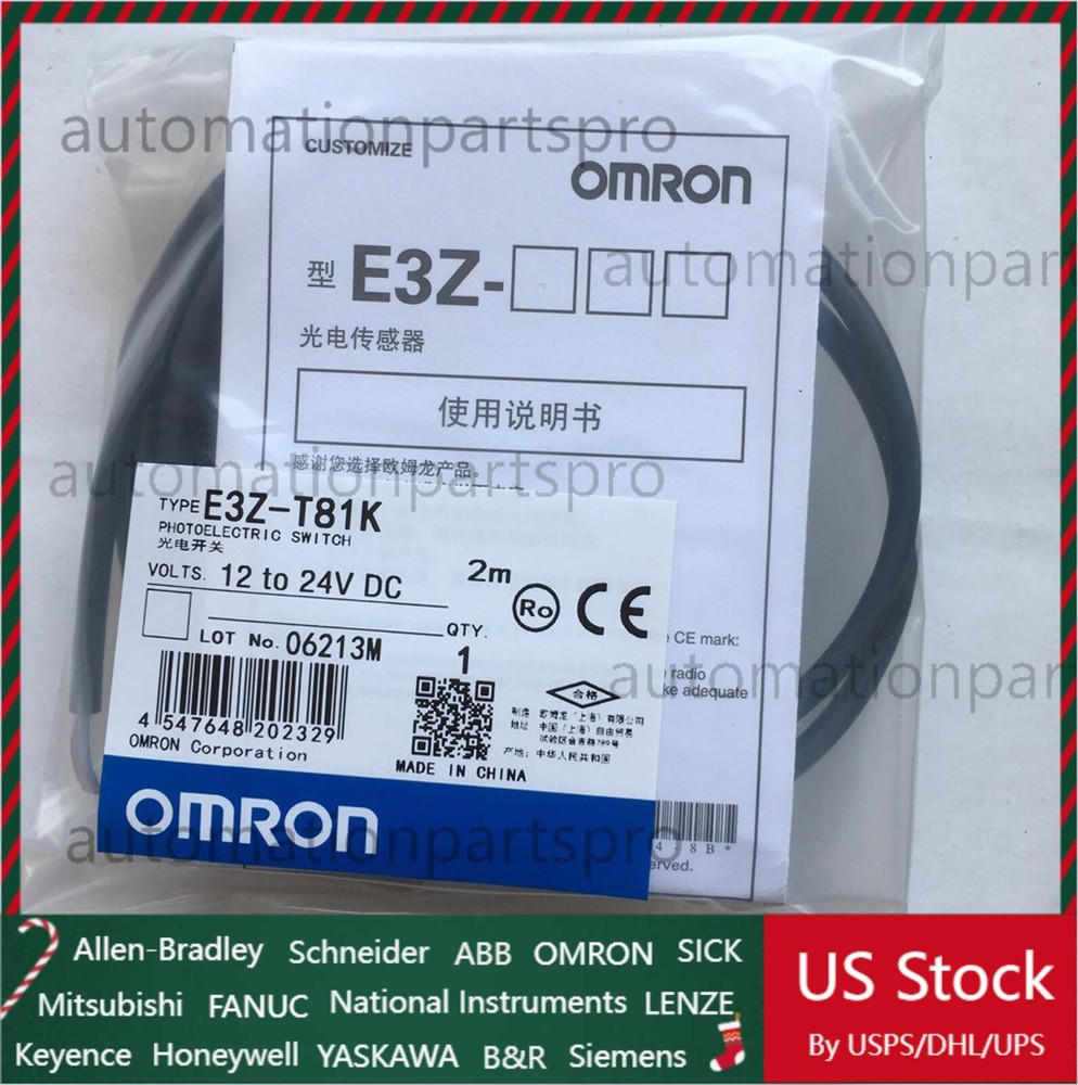 1PC Omron E3Z-T81K E3ZT81K Sensor Photoelectric Switch New  US Free TAX