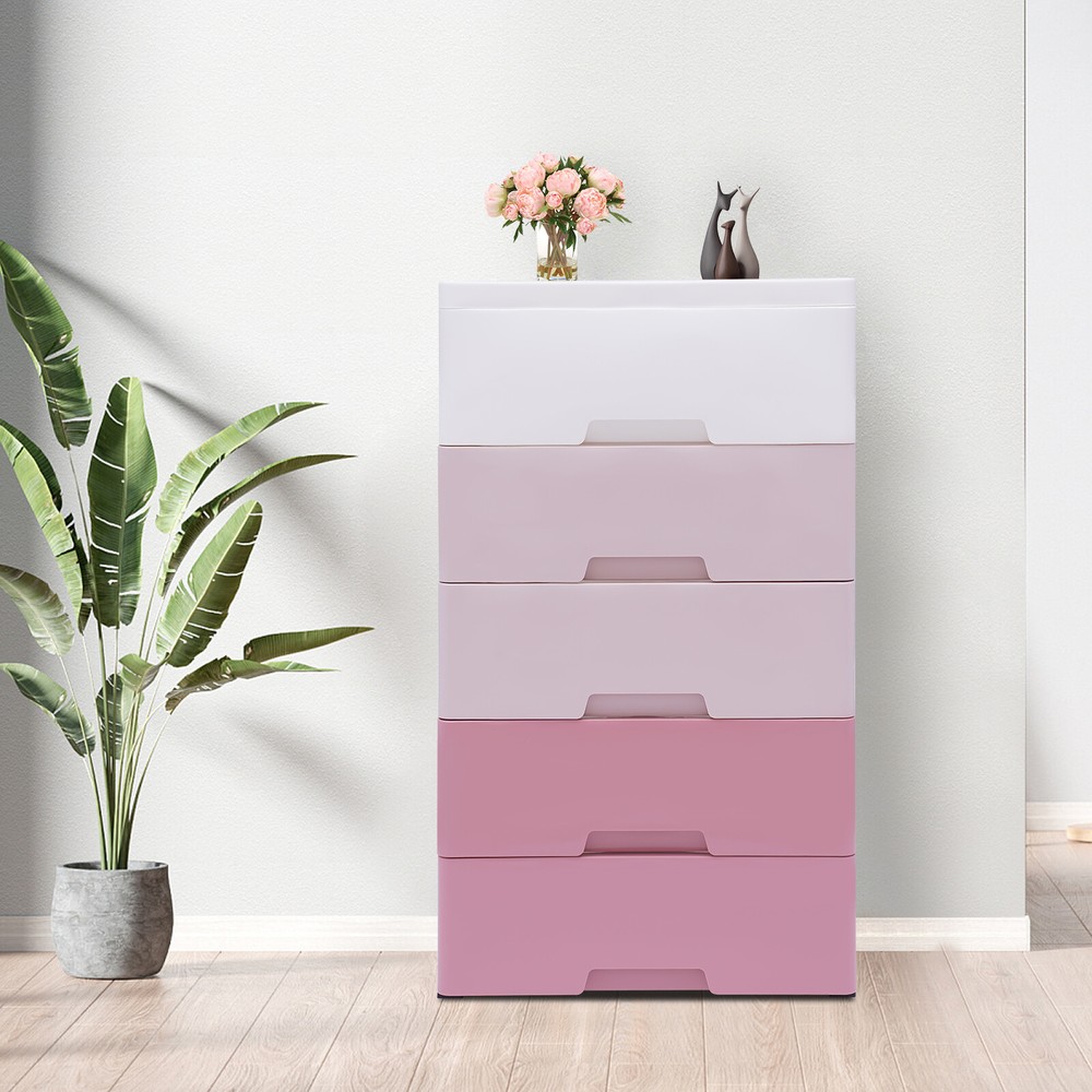 5-Layer Storage Cabinet for Clothes, Toys & Bedroom Organizing