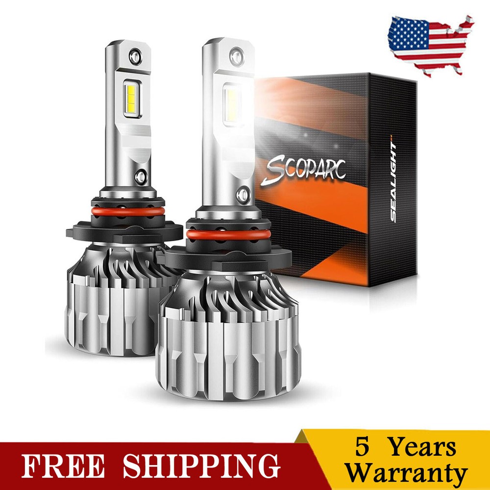 9005 HB3 LED Headlight Bulbs 6000K Super Bright High Beam