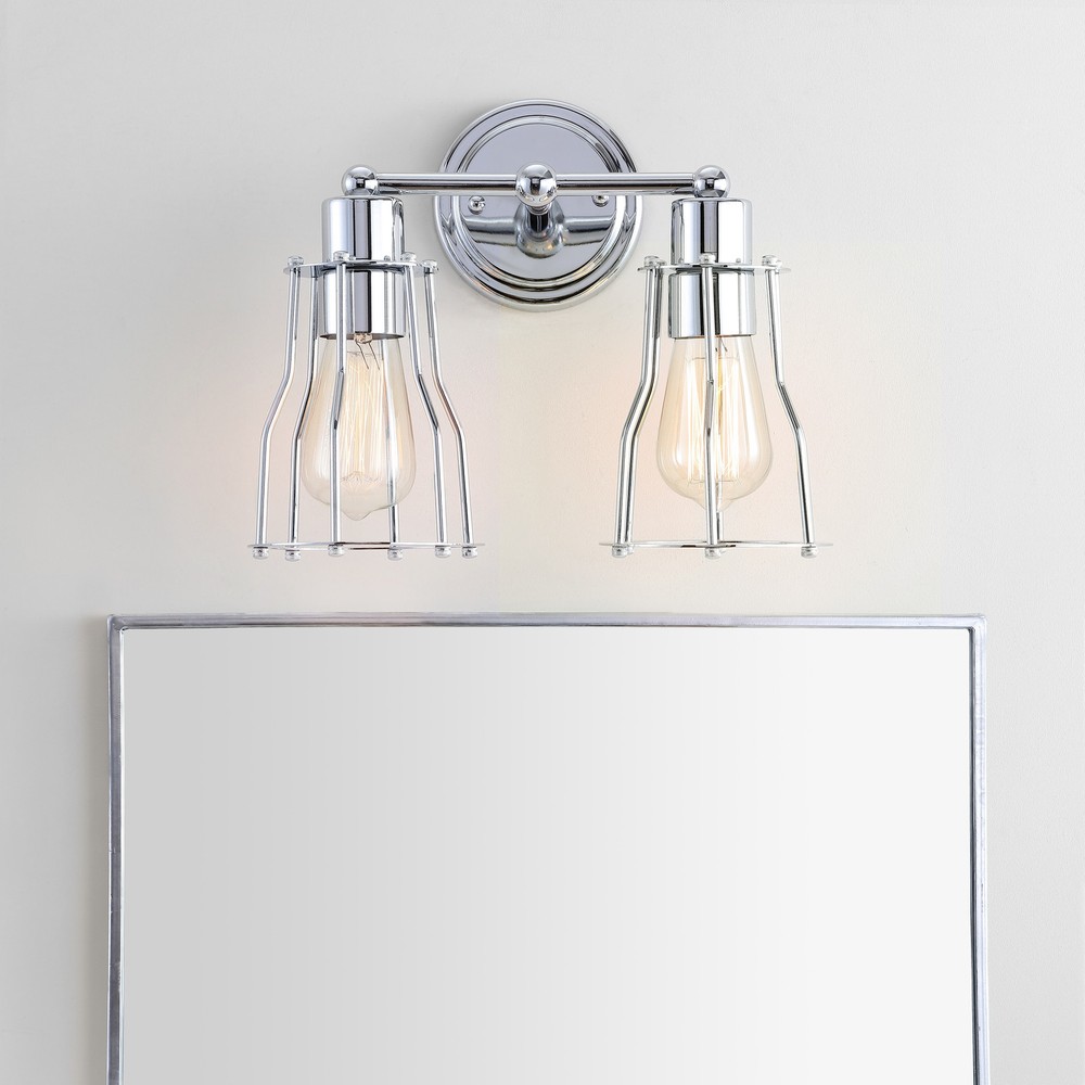 Evelyn Metal Vanity Light by JONATHAN Y - Modern Bathroom Lighting
