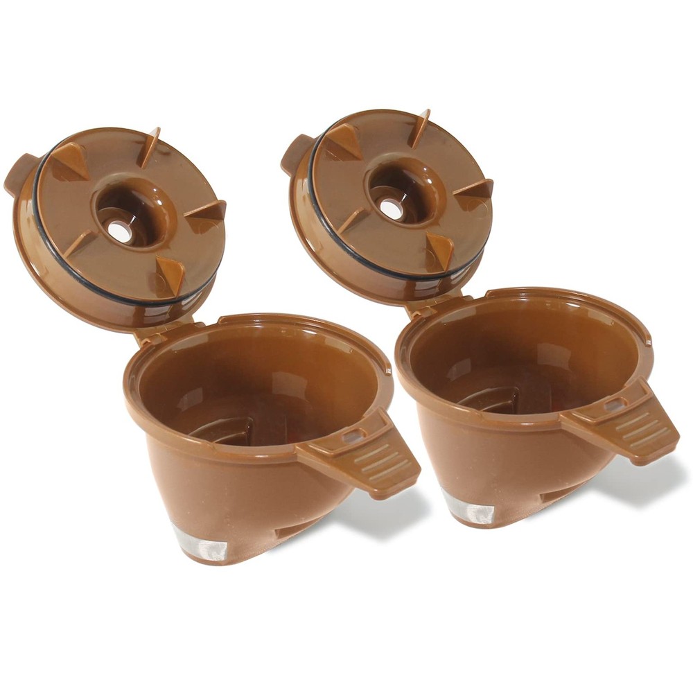 2-Pack Single Serve Ground coffee Brew Basket for Hamilton beach flexbrew Coffee