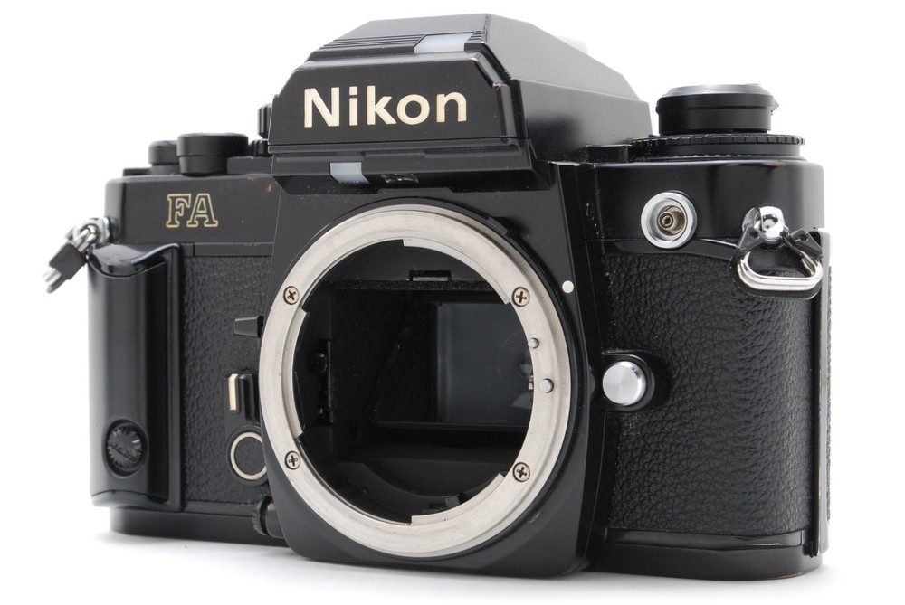 Nikon FA Black 35mm SLR Film Camera Body Meter OK! [Near MINT] From JAPAN