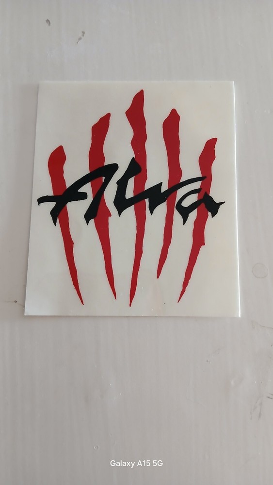 Vintage ALVA Skateboard STICKER Old School Skate Nos 1980S