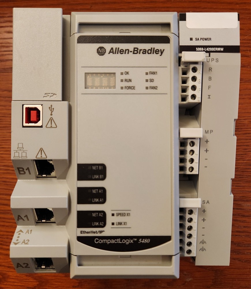 Allen-Bradley 5069-L4200ERMW CompactLogix 5480 Controller Series A 1.002 FW