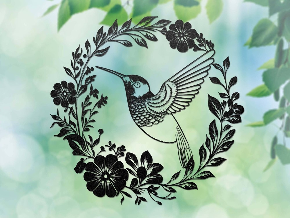 Wreath of hummingbird flowers，Private Garden Decoration，Lovely，Sturdy decoration