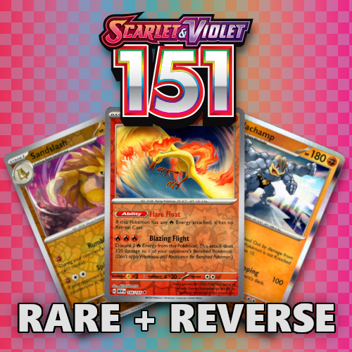 Pokemon TCG SV Scarlet & Violet 151 - Pick Your Rare or Reverse Holo Card