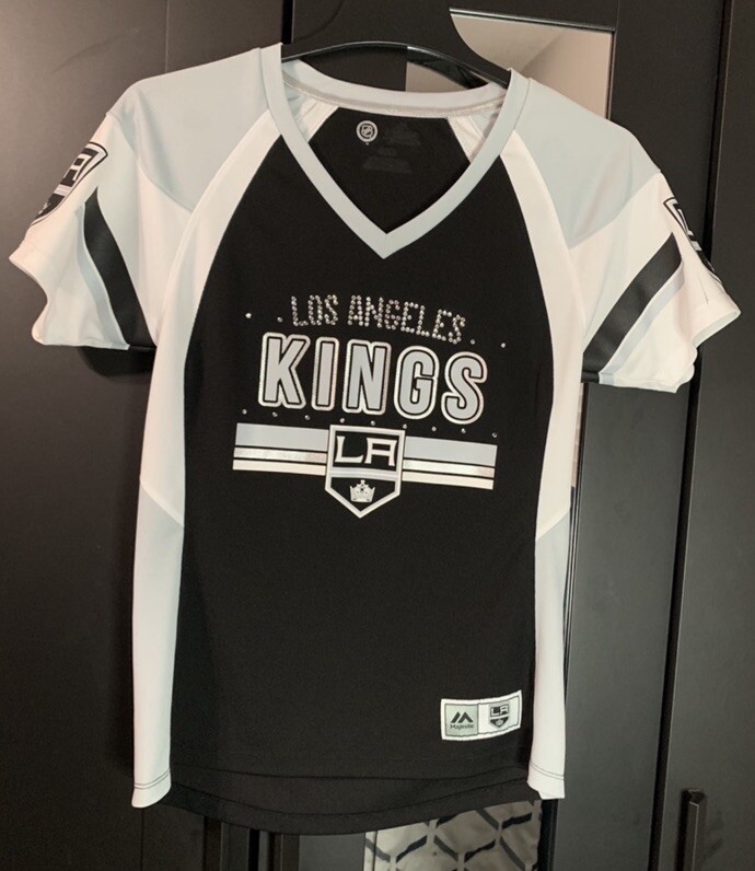 Los Angeles Kings  NHL Fan Fashion JERSEY/Shirt  MAJESTIC  Womens Small