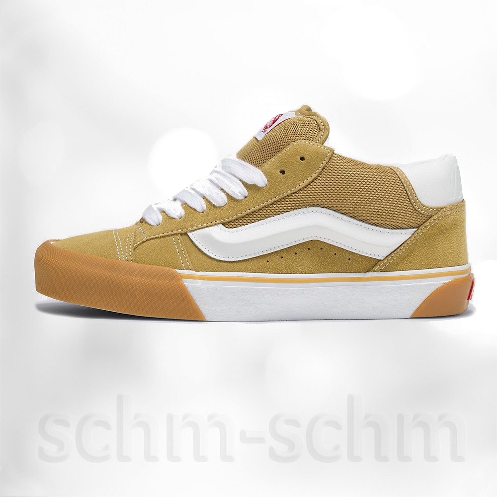 MENS VANS KNU MID KHAKI GUM SUEDE CHUNKY SIZE 13 VN000CQ95SM NEW