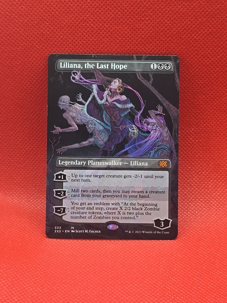 Liliana, the Last Hope x1 1x Borderless Double Masters 2022 NM MTG
