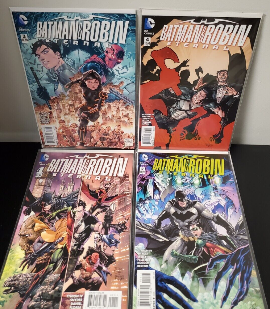 Batman and Robin Eternal 1-4 DC Comics December 2015