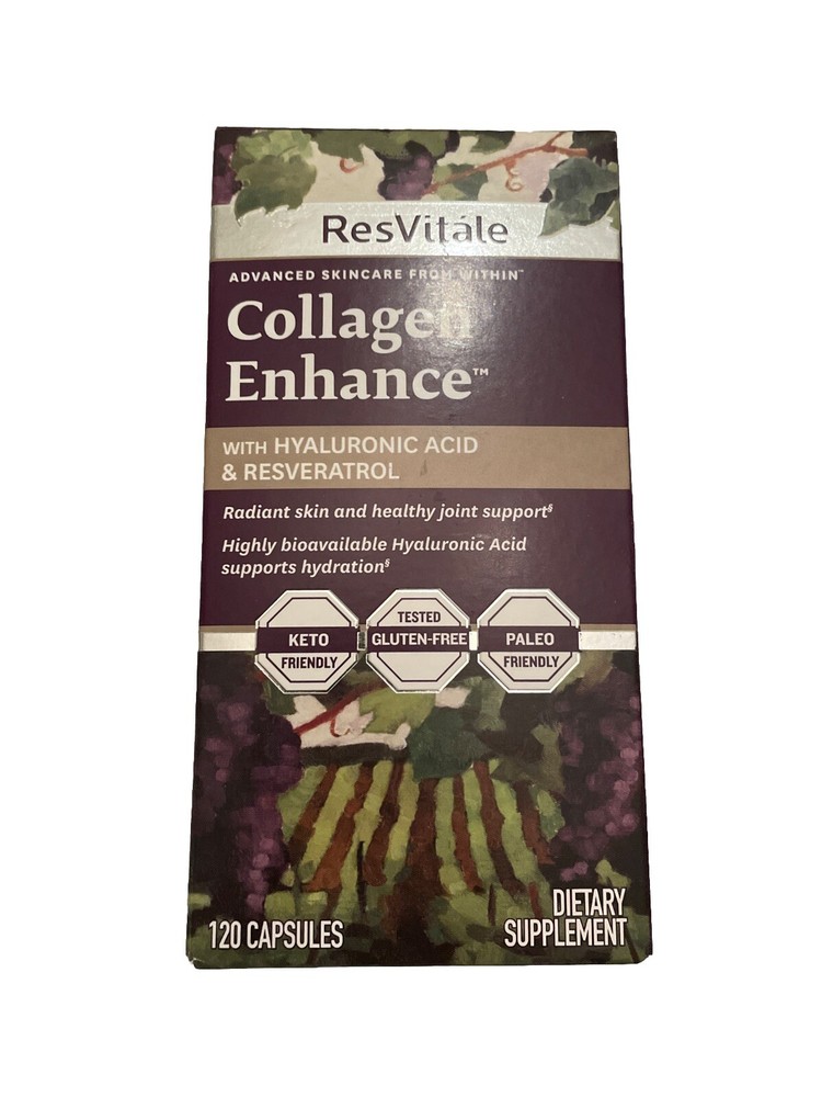 ResVitale Collagen Enhance with Hyaluronic Acid and Resveratrol BNIB