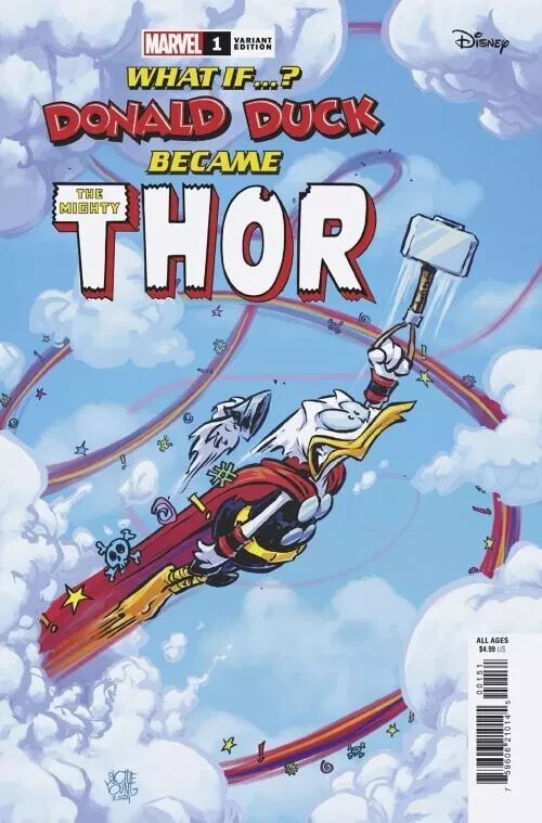 Donald Duck as Young Thor - NM Comics Book JJCS FL