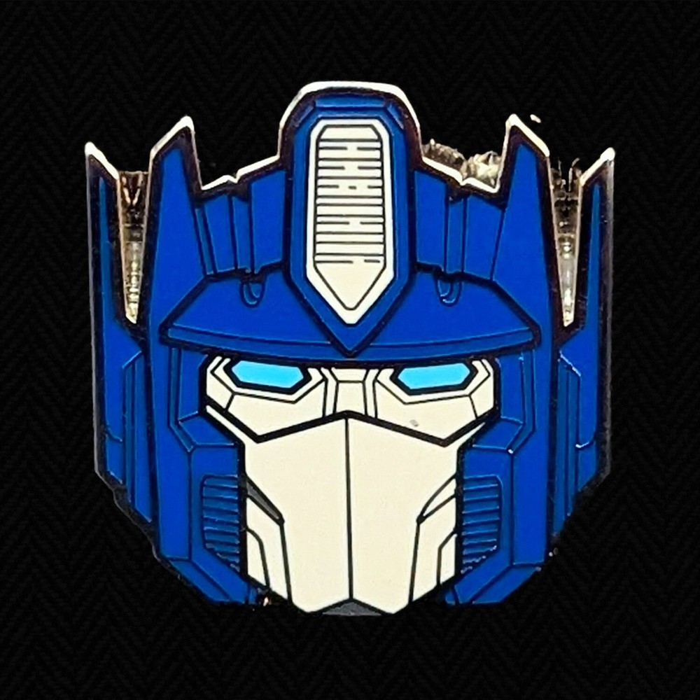 Transformers Optimus Prime Head Hasbro Enamel Cartoon Pin
