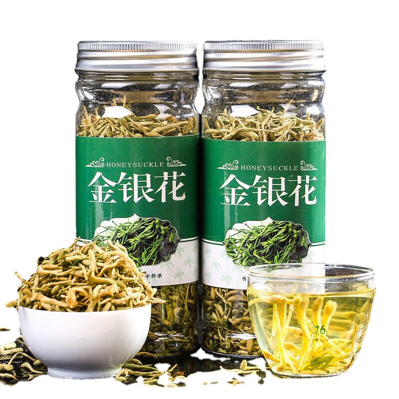 40g Natural Honeysuckle Healthy Herbal Tea Jinyinhua Chinese Organic Flower Tea