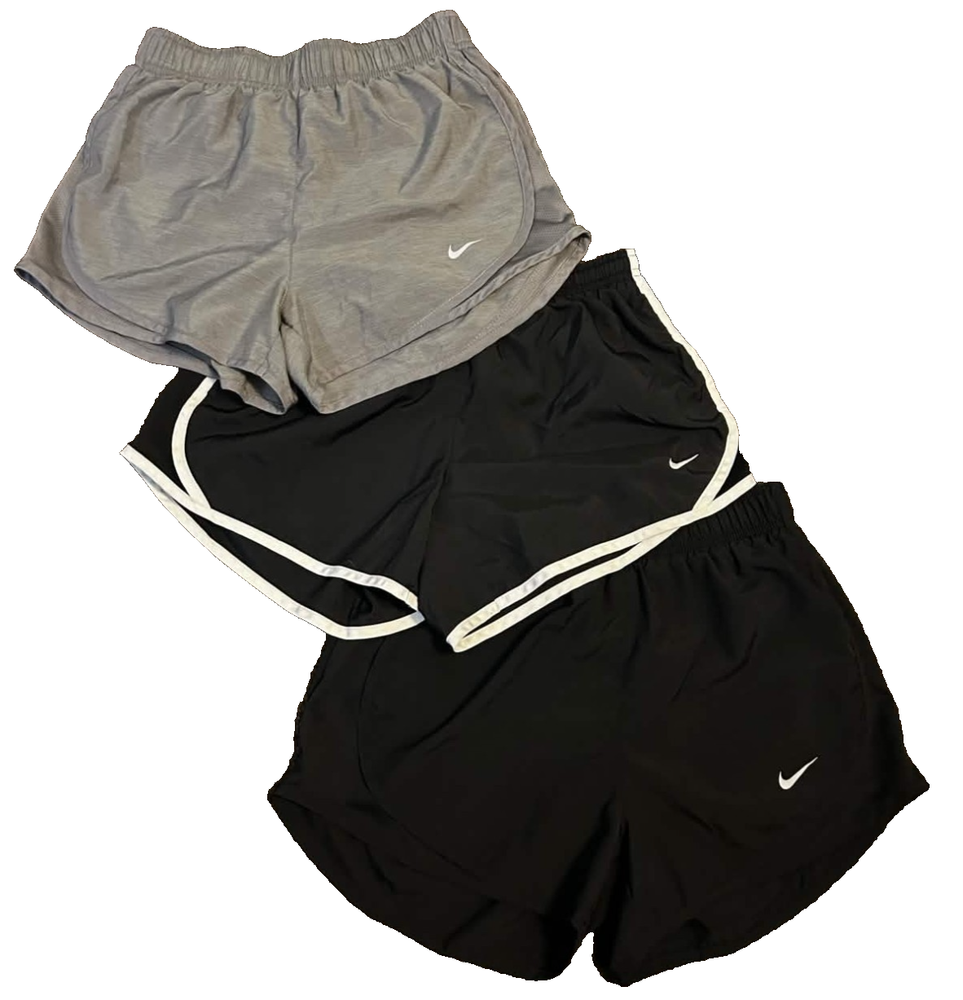 Nike Shorts Women XS Dri-Fit Black White and Grey