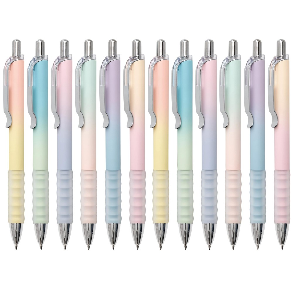 Aisibeiger Gel Pens Medium Point 0.7mm Black Ink Gel Pen Retractable Cute Pen...